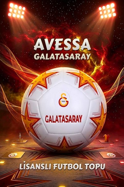Galatasaray Football Ball – Gs-7001 Lc - Durable and Long-Lasting Structure - No:5 - 430 Gr
