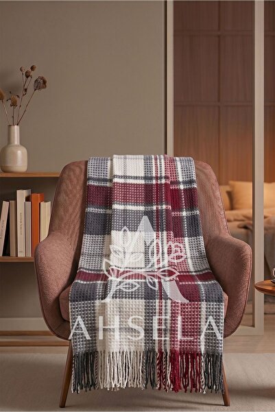 Dinarsu Cozy Life памучно ќебе за ТВ со дезен 130x170 – декоративна и повеќенаменска употреба