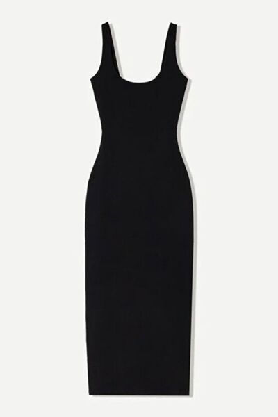 Bodycon Basic Midi Dress
