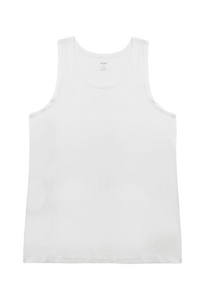 White Ers050 Micromodal Athlete Shirt