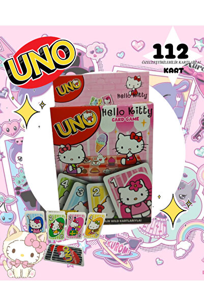 Hello Kitty Uno картичка