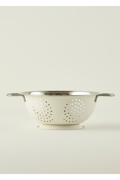Giza steel strainer white (35.5x28x11.8 cm)