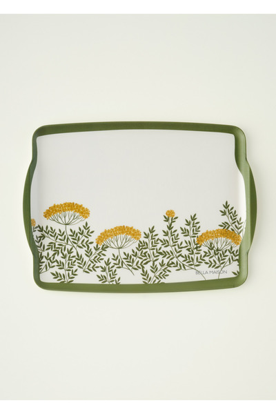 Garden Melamine Tray Green (42x31 cm)