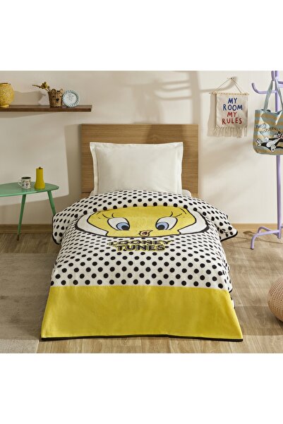 Tweety ќебе за еден кревет, жолто