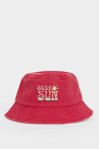 Printed Cotton Bucket Hat for Girls G6030A826Sm