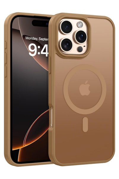 iPhone 16 Pro Max Compatible Premium Matte Magsafe Case Desert