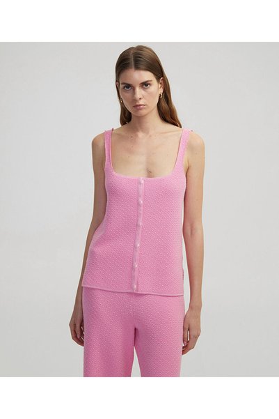Openwork Square Neck Knitwear
