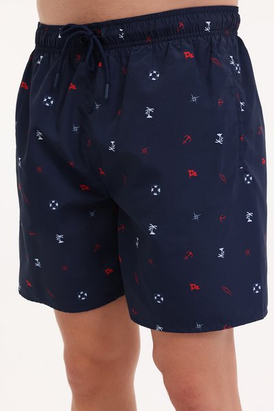 Ml Ednav 19Mrn206 5Fx Blue Men's Swim Shorts