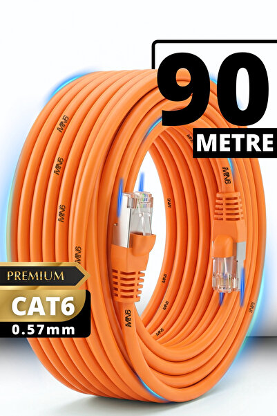 M107XT CAT6 Ethernet кабел 90 метри 0.57mm UTP надворешен, двојно заштитен, за долги растојанија, кабел за камера и мрежа