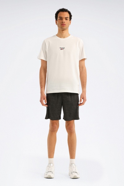 Id Train Knit Short Black Melange Men's Shorts