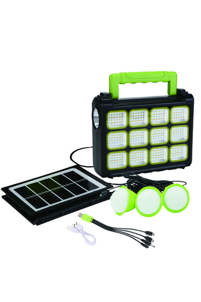 200W соларен LED проектор со систем за полнење и повербанк • пренослива соларна ламба за кампување