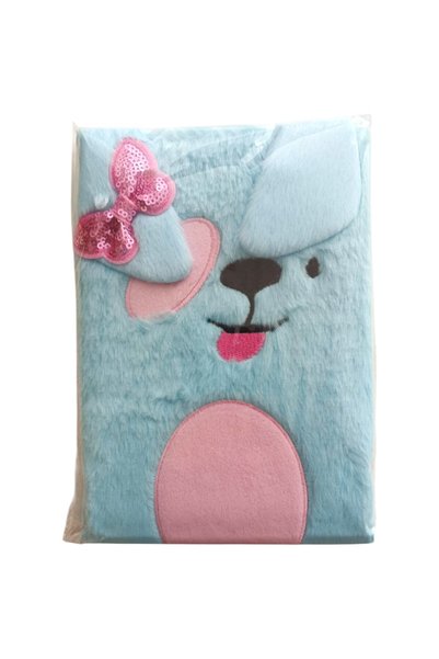 14X20 cm Plush Memorial Notebook 80 Sheets Lined-16