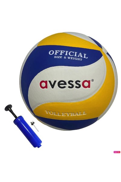 VLB-6000 Official Volleyball Soft Glue 3 Lining + Ball Pump