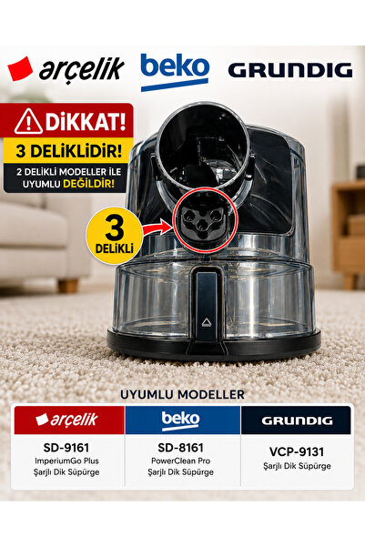 ARÇELİK SD-9161 КОНТЕЈНЕР ЗА ПРАШИНА ЗА РАЧНА ПРАВОСМУКАЛКА