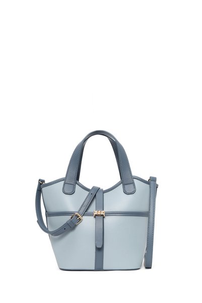 Women's Blue Long Strap Classic Shoulder Bag 26Sbd266618