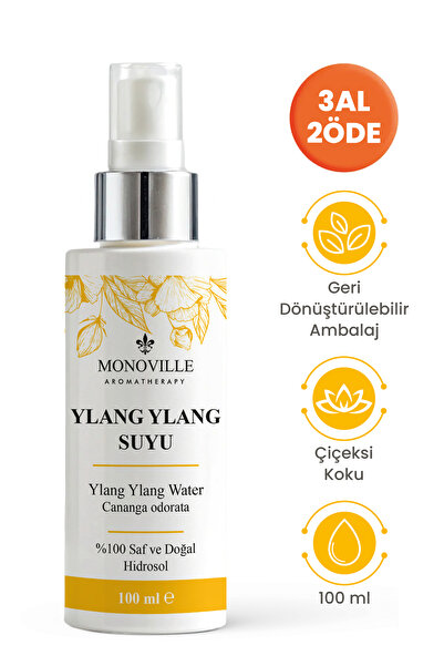 Ylang Ylang вода 100 ml со глава за прскање