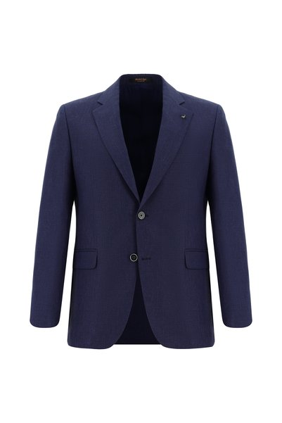 7 Drop Slim Fit Classic Linen Jacket