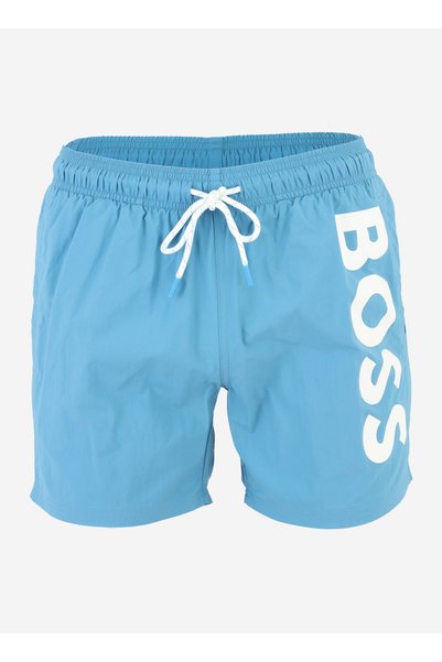 Blue Men's Shorts Swimwear Octopus