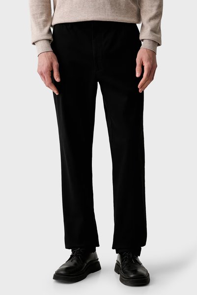 Cotton Blend Straight Fit Trousers LV04LF600GUB1 Men's TROUSERS LV04LF600G UB1