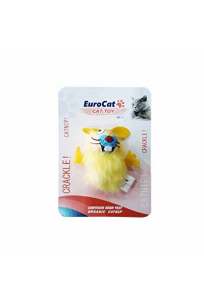 Жолта играчка глувче за мачки 7,5 Cm