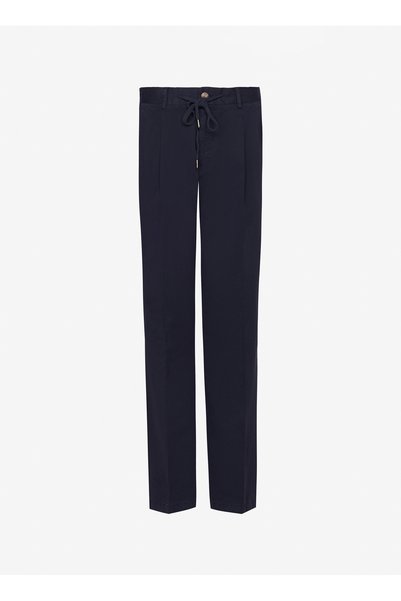 Navy Blue Men's Standard Trousers Bbfw25Mpt005