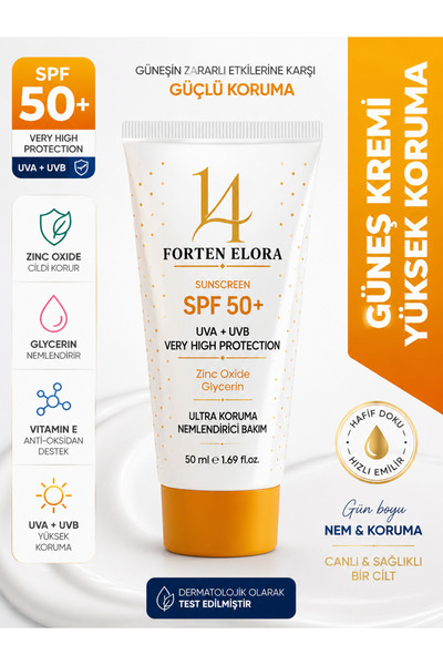 SPF 50+ крема за сончање за лице и тело против дамки за сите типови кожа 50 ML