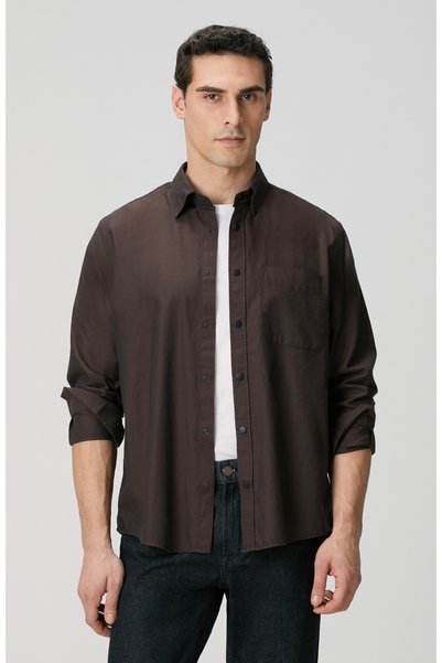 Brown Oxford Shirt