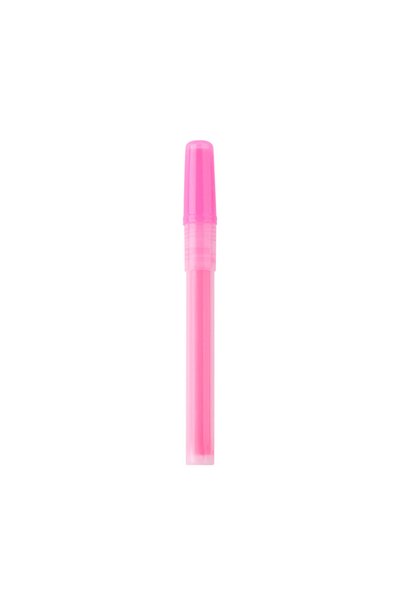 Writech W-805S Push-Pull Highlighter Pen Refill Tube Neon Pink