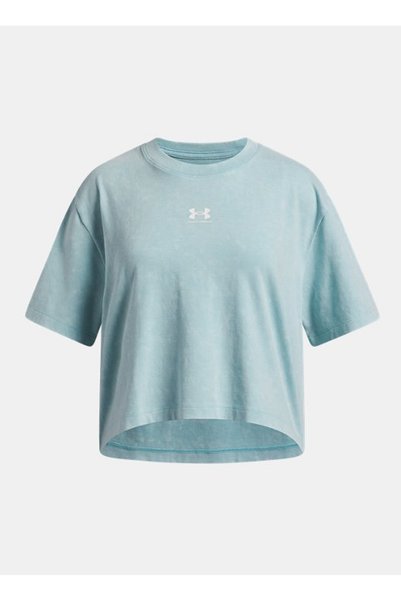 Blue Girl's T-Shirt 6011673-425-Ua Rival Wash Ss