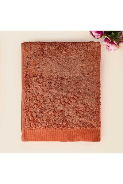 Soft Linen Face Towel - Tile Pattern - 50X90 cm