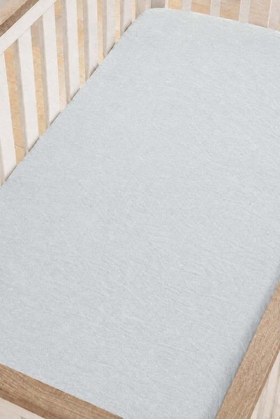 Fitted sheet 90x190 cm mint green