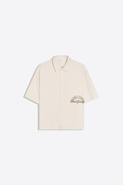Embroidered Short-Sleeved Shirt