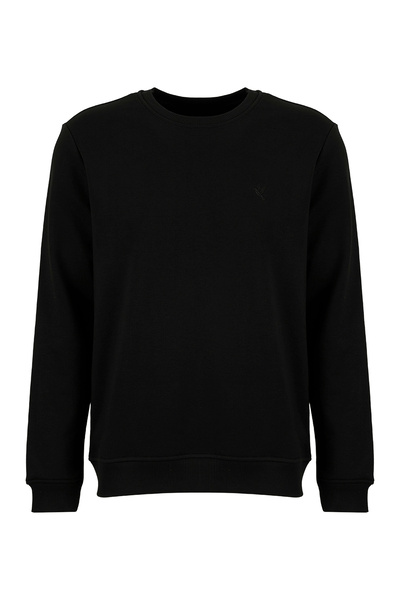 Black Men's Slim Fit Sweatshirt Joseyy N