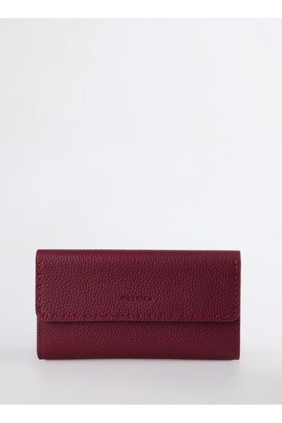 Claret Red Women's Wallet Frk 540 Flt Leather Claret Red