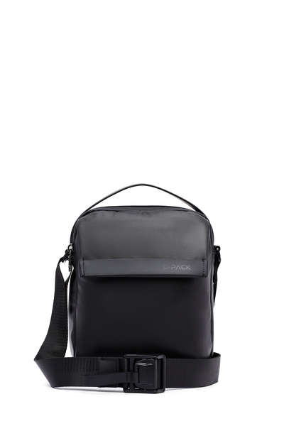 D-Pack Men's Black Crossbody Bag 25Sbd30296F