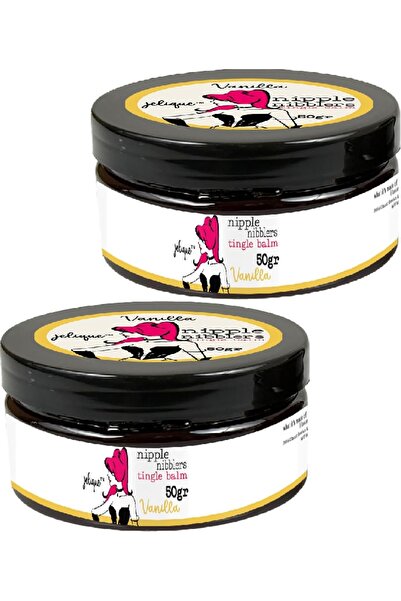 Nipple Nibblers Tingle Vanilla, 2 парчиња балзам за стимулација на брадавици со вкус на ванила 50ML