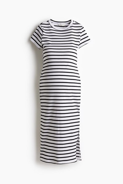 Mama Ribbed T-Shirt Dress