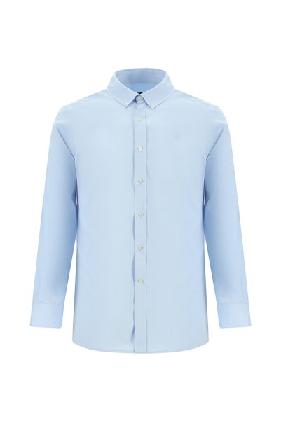 Long Sleeve Regular Fit Patterned Cotton Shirt