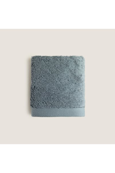 Solid Bamboo Hand Towel 33X33 cm Steel Blue