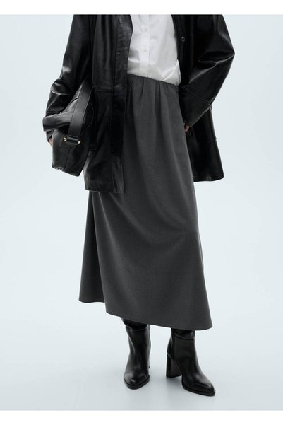 A-Line Pleated Skirt