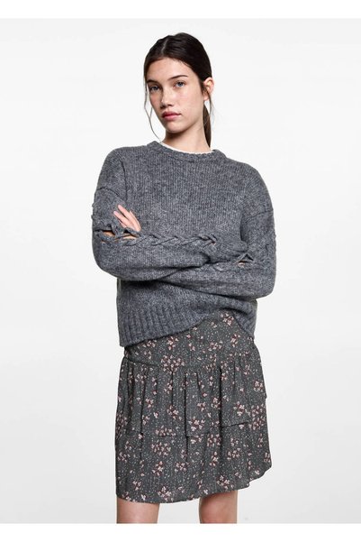 Ruffle Print Skirt