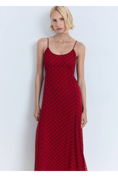 Floral print chiffon dress