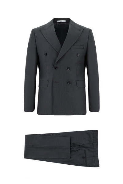 6 Drop Regular Fit Standard Cut Double Breasted Suit