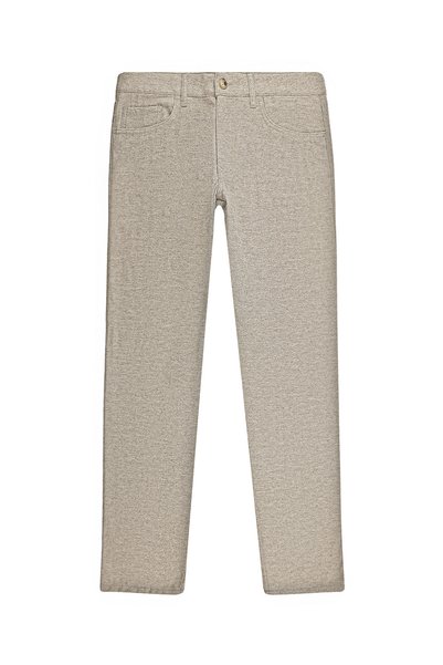 7 Drop Slim Fit Slim Fit Striped Wool Pack Fabric Trousers
