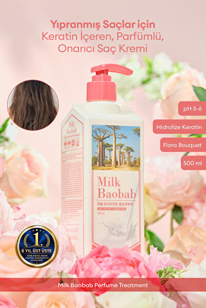 Парфимиран кератински регенератор за коса кој ја поправа оштетената коса Perfume Treatment (Flora Bouquet)
