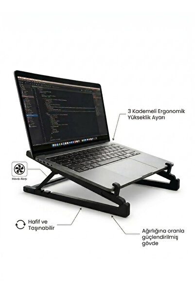 Склоплив прилагодлив држач за лаптоп, ергономски држач за тетратка и Macbook