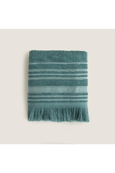 Deep Bamboo Hand Towel 30X50 cm Turquoise/Dark Turquoise