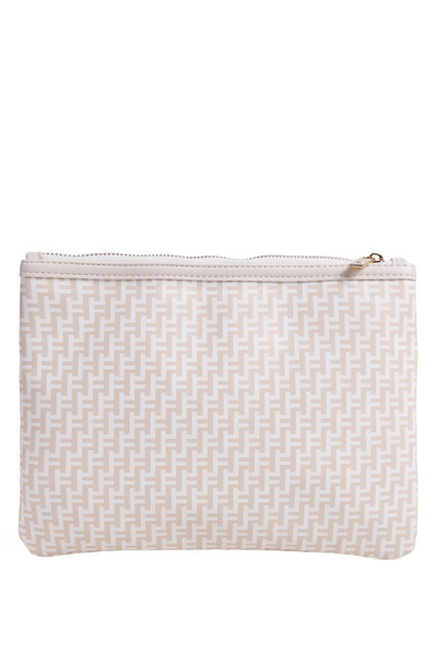 Beige Women's Portfolio Bag Mono-Marlowe