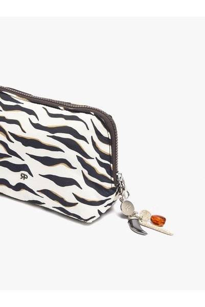 Women's Technical Fabric Printed Makeup Bag