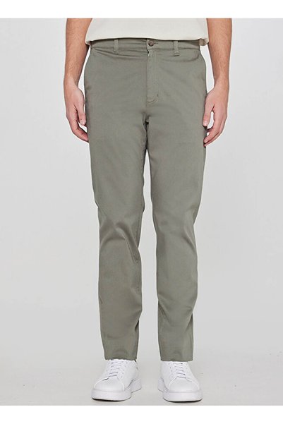 Khaki Men's Slim Fit Chino Pants L2610076801 Khaki Chino Pants